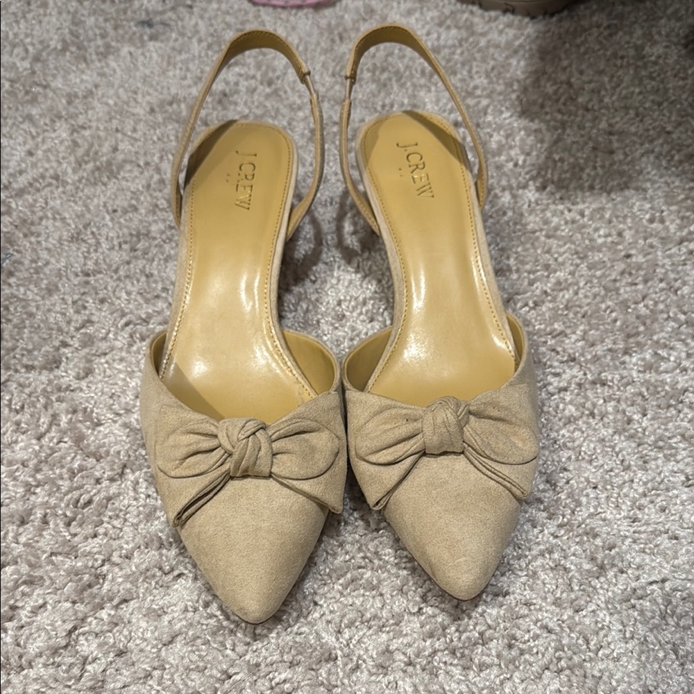 J. Crew Women's Tan Slingback Shoes